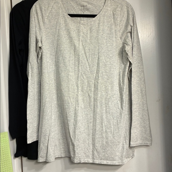 J.Jill Pure Jill Long Sleeve Crew Neck Tops - Set of 4 - Picture 5 of 6